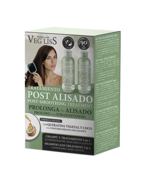 VEG LISS KIT TRATAMIENTO HIDRATANTE POST ALISADO 2X250ML