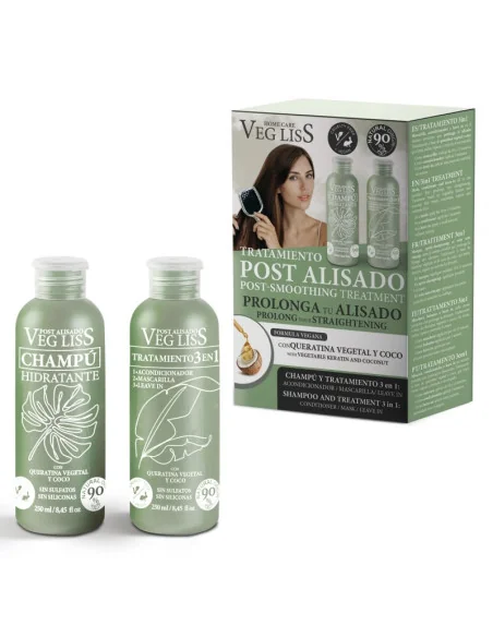 VEG LISS KIT TRATAMIENTO HIDRATANTE POST ALISADO 2X250ML