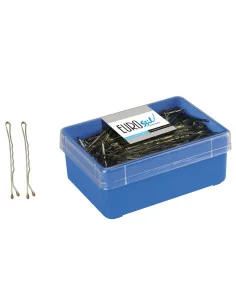 EUROSTIL CLIPS ONDULADOS 5CM BRONCE CAJA 300UDS.