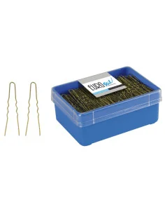 EUROSTIL HORQUILLAS ONDULADA 5,5CM BRONCE CAJA 400UDS