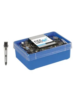 EUROSTIL PINZAS INOX MEDIANAS 5,6CM CAJA 120UDS