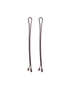 EUROSTIL CLIPS LISOS 6CM BRONCE CAJA 200GRS