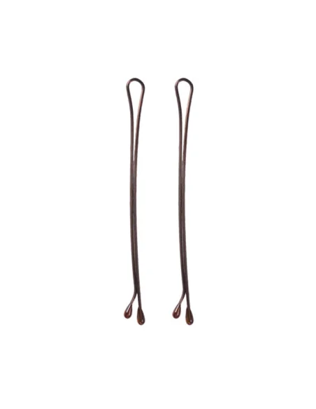 EUROSTIL CLIPS LISOS 6CM BRONCE CAJA 200GRS