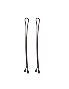 EUROSTIL CLIPS LISOS 6CM NEGROS CAJA 200GRS