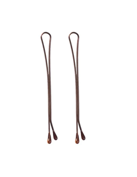 EUROSTIL CLIPS LISOS 5CM BRONCE CAJA 200GRS