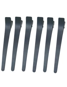 EUROSTIL PINZA PLASTICO LARGA NEGRA 6UNI