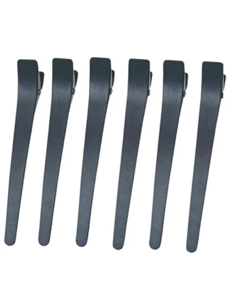 EUROSTIL PINZA PLASTICO LARGA NEGRA 6UNI