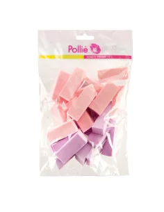 EUROSTIL ESPONJAS TRIANGULOS MAQUILLAJE BOLSA 24UDS