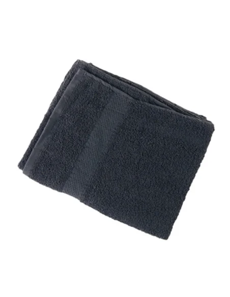 EUROSTIL TOALLA PELUQ, 50X90 CM NEGRA PAQ PAQUETE 12UDS