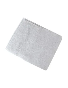 EUROSTIL TOALLA PELUQ, 50X90 CM BLANCA PAQUETE 12UDS