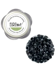 EUROSTIL BOTE 100 ANILLAS NEGRO EXTENSIONES