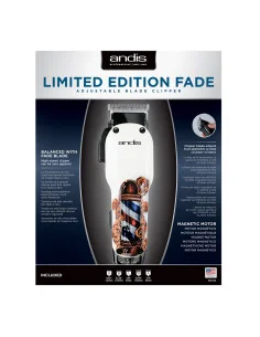ANDIS FADE CLIPPER BARBER POLE LIMITED EDITION 2