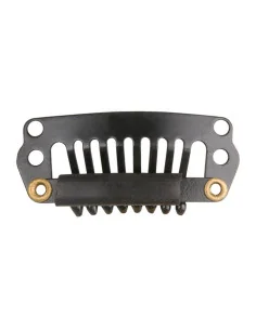 EUROSTIL CLIPS EXTENSIONES 2,8CM NEGROS BOLSA 4UDS