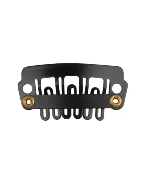 EUROSTIL CLIPS EXTENSIONES 2,2CM NEGROS BOLSA 4UDS