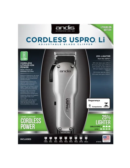 Andis Cordless Us Pro Li Clipper | Mathiss Ibiza