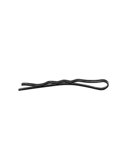 EUROSTIL CLIPS ONDULADOS MINI 2,5CM NEGROS CAJA 700UDS