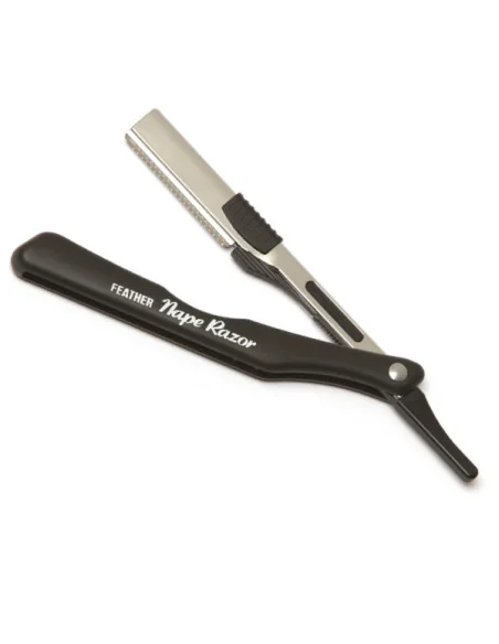 FEATHER NAVAJA NAPE RAZOR NEGRA
