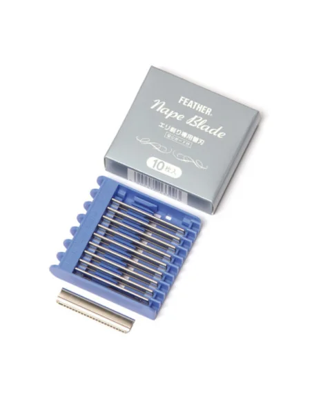 FEATHER HOJAS NAPE RAZOR CAJA 10UDS