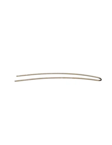 Eurostil horquillas de moño curvas lisas 7,5 cm bronce 10