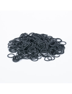 BIFULL GOMAS ELASTICAS NEGRAS 300UDS, 15MM