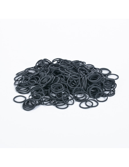 BIFULL GOMAS ELASTICAS NEGRAS 300UDS, 15MM