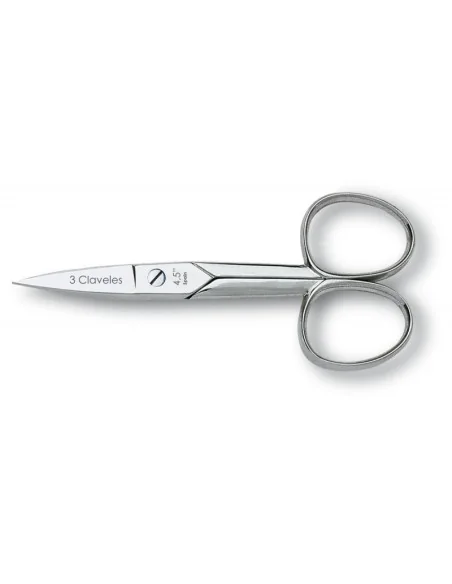 3 CLAVELES TIJERA UÑAS RECTA 4''