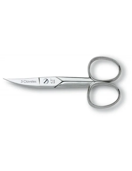 3 CLAVELES TIJERA UÑAS CURVA 4''
