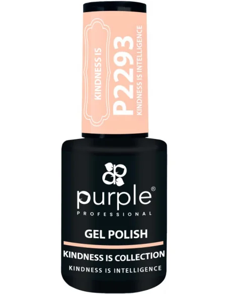 PURPLE GEL POLISH COLOR KINDNESS IS INTELLIGENCE 10ML