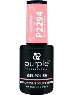 PURPLE GEL POLISH COLOR KINDNESS IS POWER 10ML