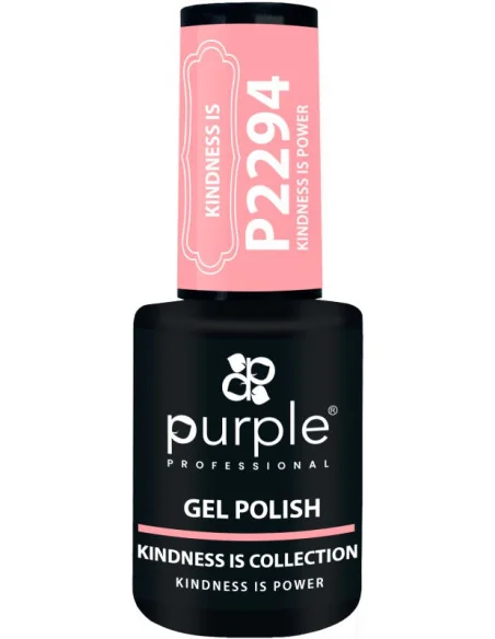 PURPLE GEL POLISH COLOR KINDNESS IS POWER 10ML
