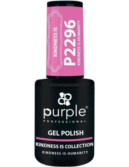 PURPLE GEL POLISH COLOR KINDNESS IS HUMANITY 10ML
