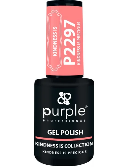 PURPLE GEL POLISH COLOR KINDNESS IS PRECIOUS 10ML