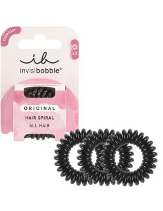 INVISIBOBBLE ORIGINAL HAIR SPIRAL TRUE BLACK 3UDS