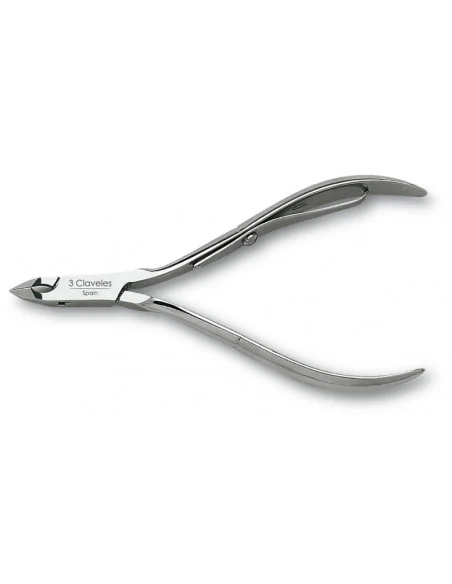 3 Claveles Alicate Cuticulas Machihembrado Corte 7mm 10cm