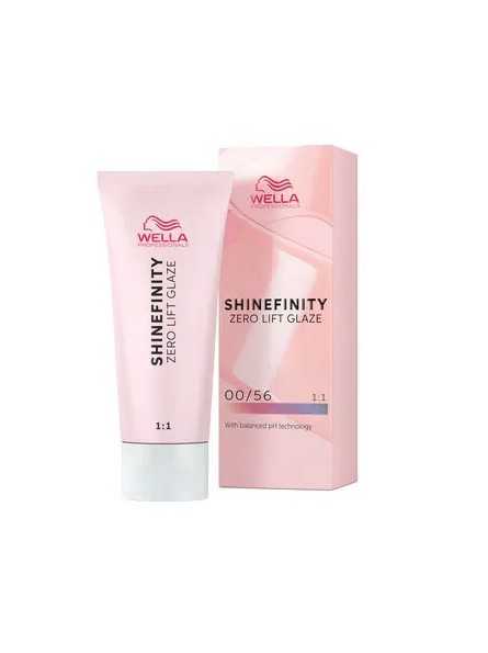 WELLA SHINEFINITY ZERO LIFT GLAZE 00/56 ROSE BOOSTER 60ML|Mathiss