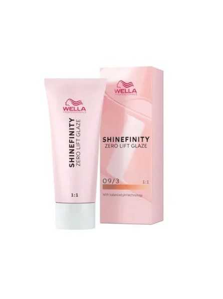 WELLA SHINEFINITY ZERO LIFT GLAZE 09/3 GOLDEN HONEY 60ML|Mathiss