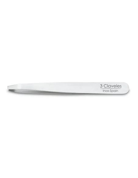 3 Claveles Pinza Depilar Punta Cangrejo 105mm Inox