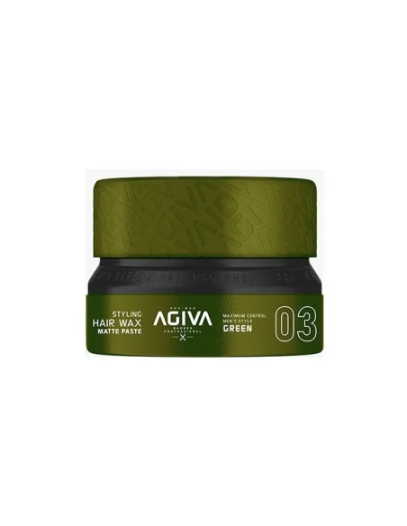 AGIVA STYLING WAX GREEN 03 MATTE PASTE 155ML