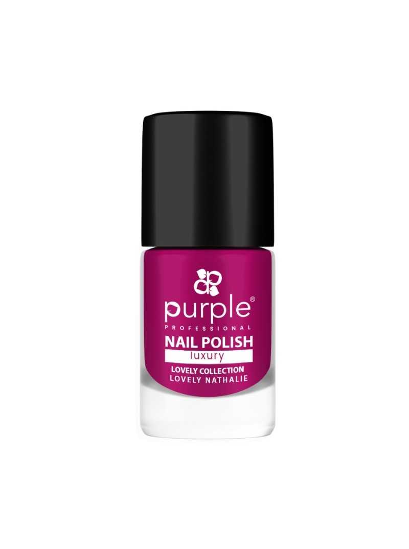 PURPLE NAIL POLISH LUXURY A LOVELY NATHALIE 10ML|Mathiss