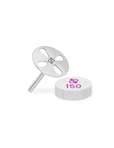 PURPLE FRESA BASE METALICA CIRCULAR 25MM + 50 RECAMBIOS 150GRIT