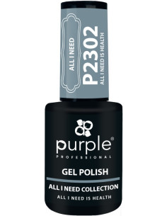 PURPLE GEL POLISH COLOR ALL I NEED IS HEALTH 10ML