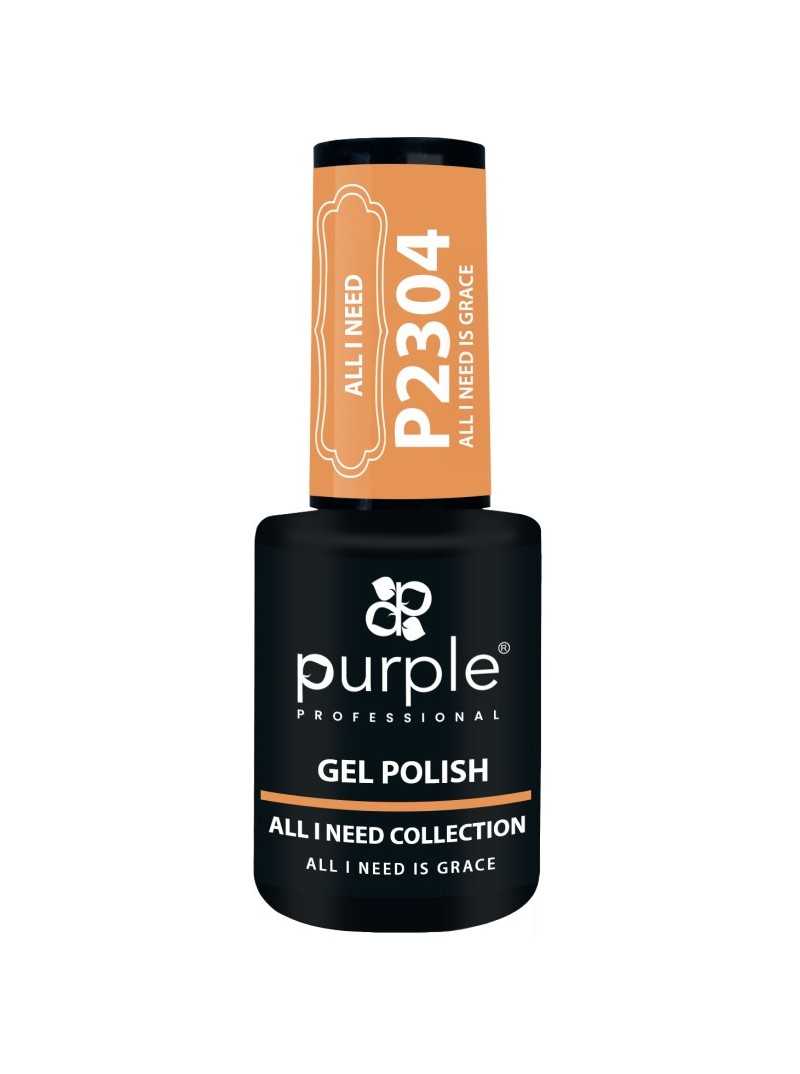 PURPLE GEL POLISH COLOR ALL I NEED IS GRACE 10ML|Mathiss