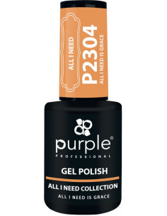 PURPLE GEL POLISH COLOR ALL I NEED IS GRACE 10ML