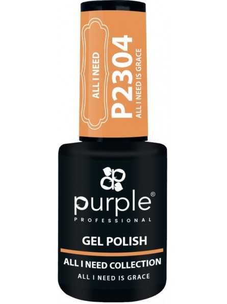 PURPLE GEL POLISH COLOR ALL I NEED IS GRACE 10ML|Mathiss