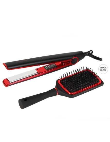 CORIOLISS KIT C1 BLACK RED + PADDLE BRUSH