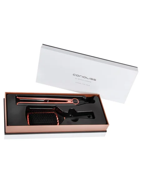 CORIOLISS KIT C1 BLACK COPPER + PADDLE BRUSH