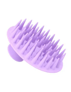 EUROSTIL CEPILLO MASAJEADOR CUERO CABELLUDO SILICONA LILA