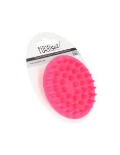 EUROSTIL CEPILLO MASAJEADOR CUERO CABELLUDO SILICONA FUCSIA 2
