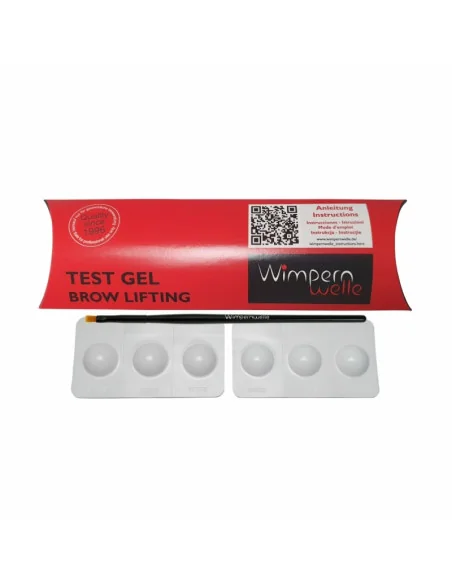 Wimpernwelle Test Gel para Lifting para Cejas (3 Monodosis)