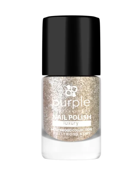 ***PURPLE NAIL POLISH LUXURY HOLLYWOOD NEWS 10ML***